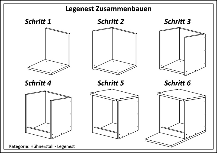 Hühner legenester selber bauen Bauanleitung