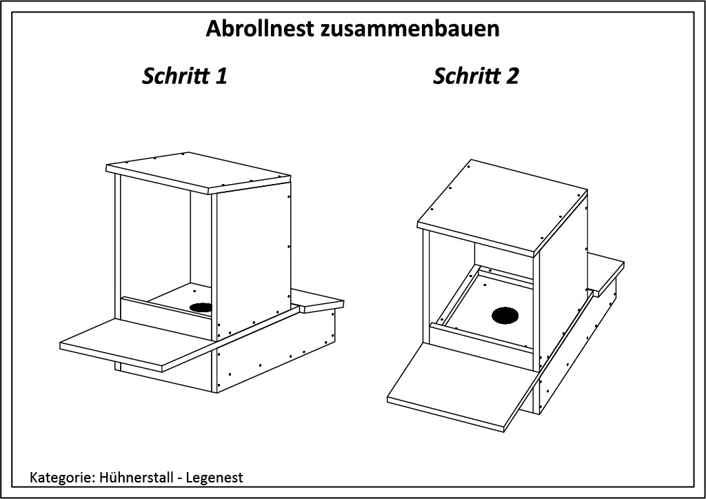 Hühnernest selber bauen