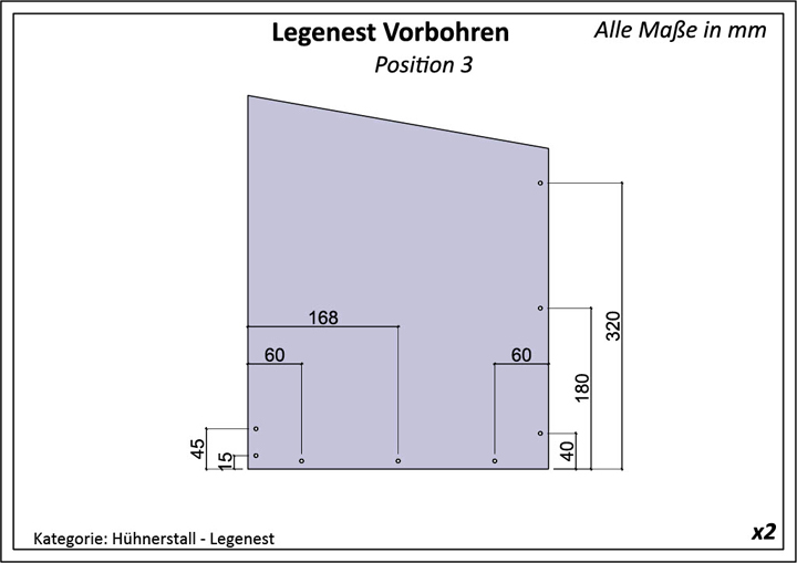 Legenest Hühner selber bauen