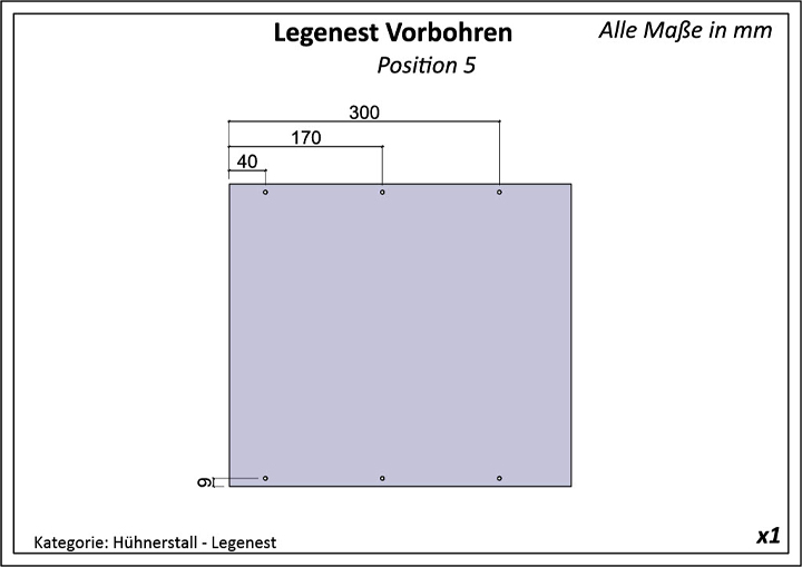 Legenest für Hühner selber bauen